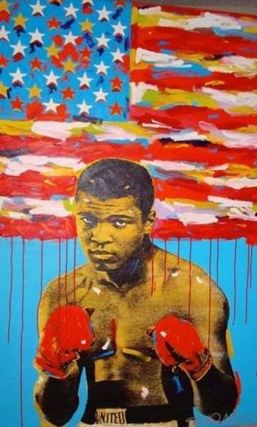 Pop Art image of Muhammad Ali by John Stango CC3