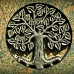 Tree of Life Engraving on a tombstone